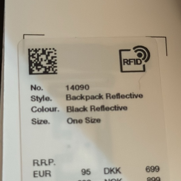 Rains Reflective Backpack NWT - Picture 4 of 5